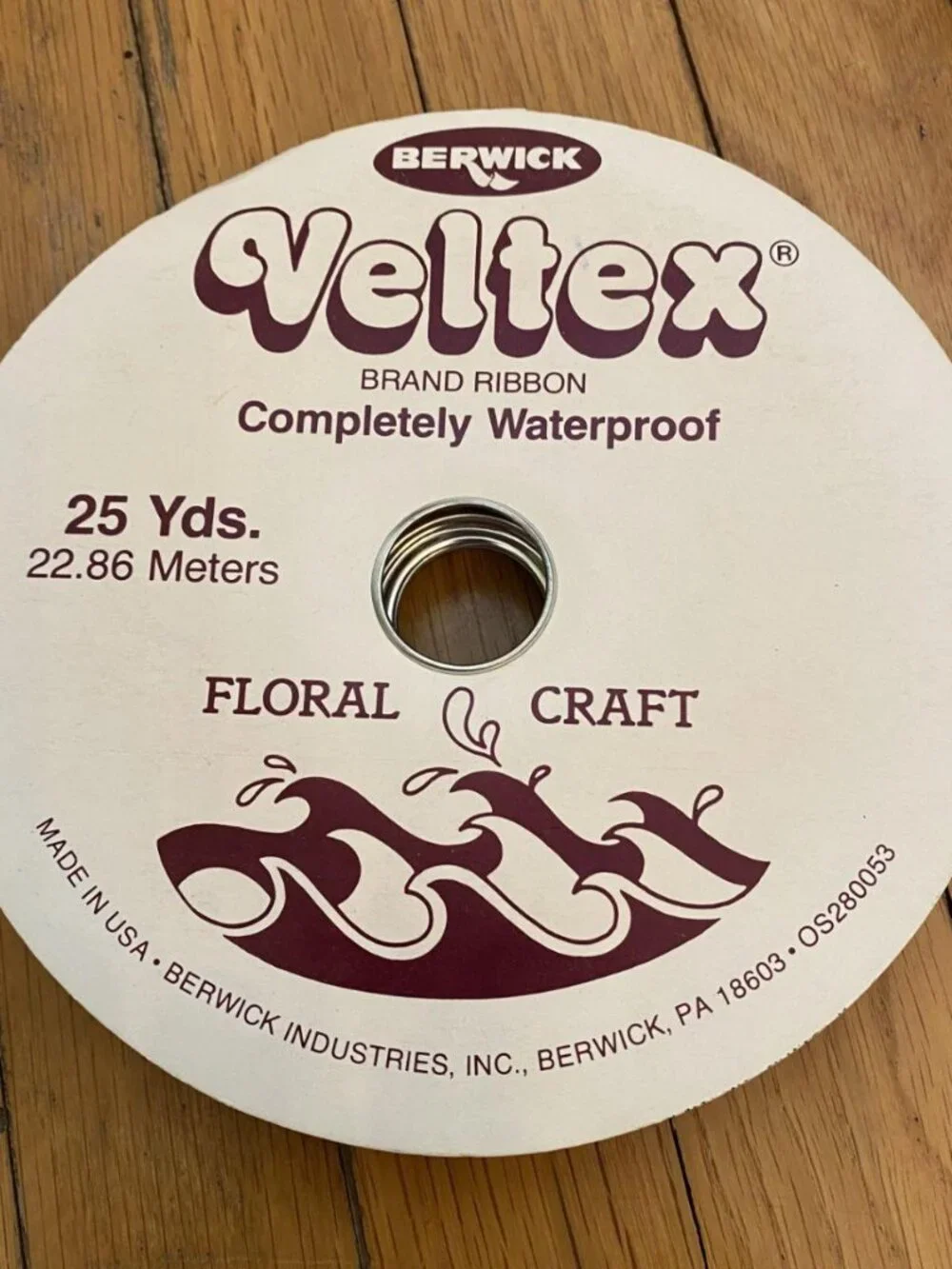 NEW Veltex Brand Ribbon - Completely Waterproof - Floral Craft